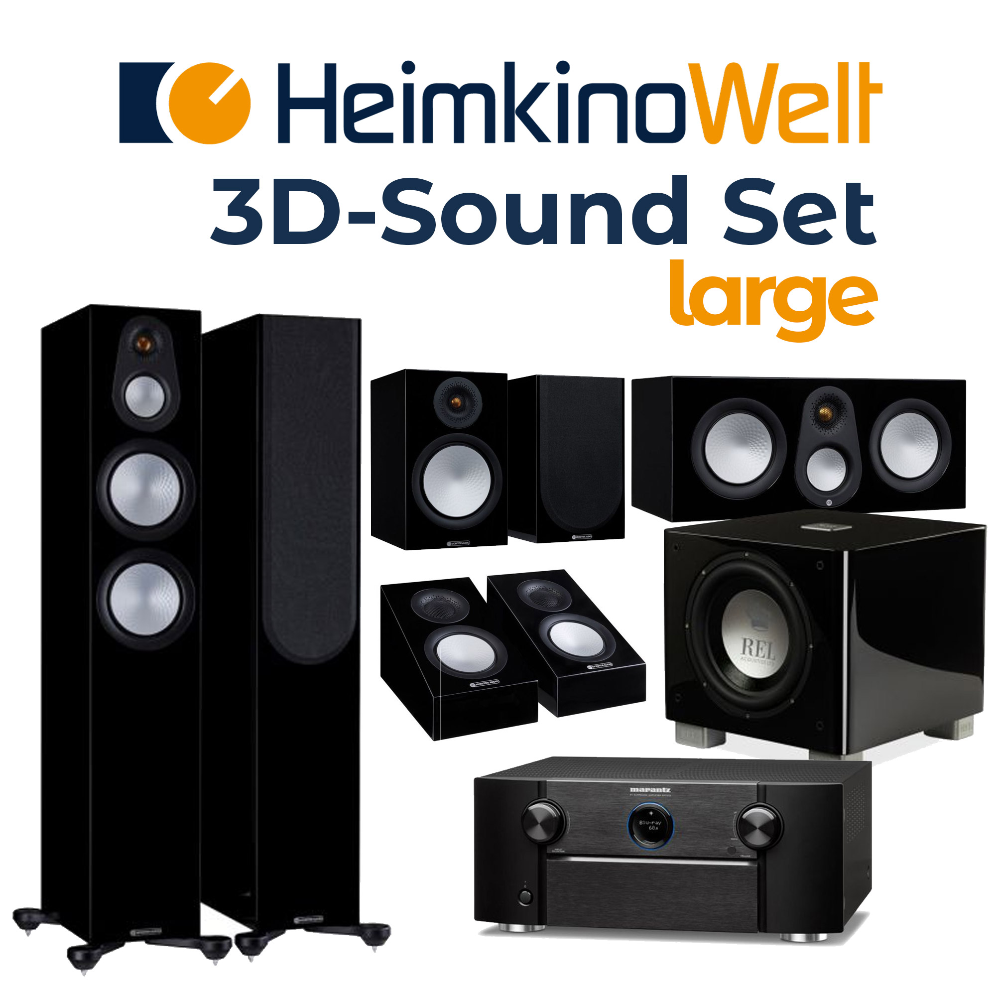 HeimkinoWelt 9.1 3D-Sound Set --- 1