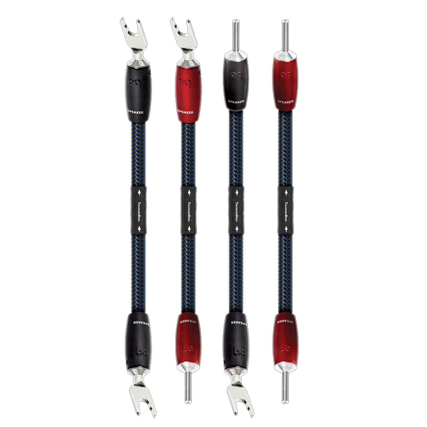 Audioquest ThunderBird BiWire Jumpers 0,21m --- 1