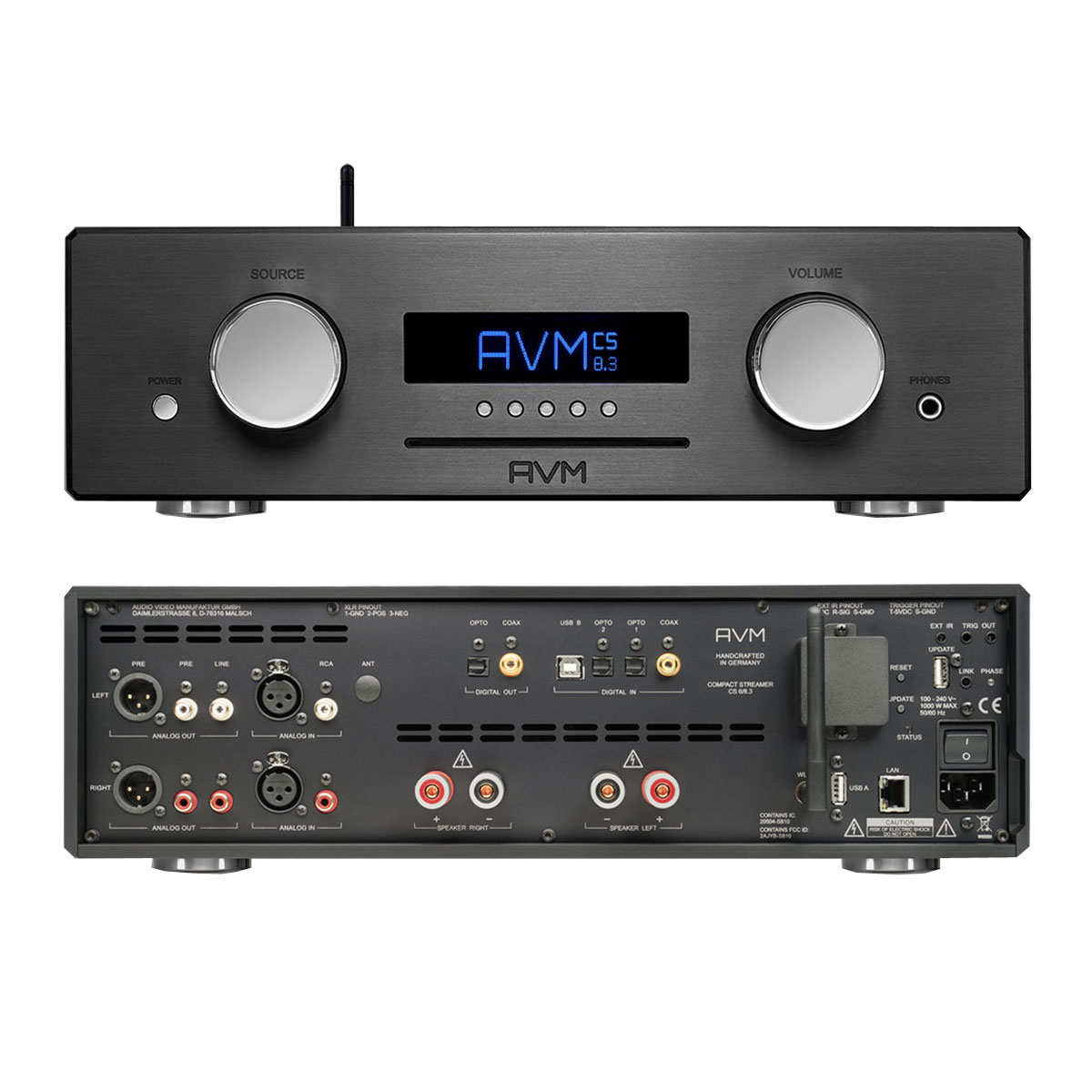 AVM Ovation CS8.3 Schwarz --- 1