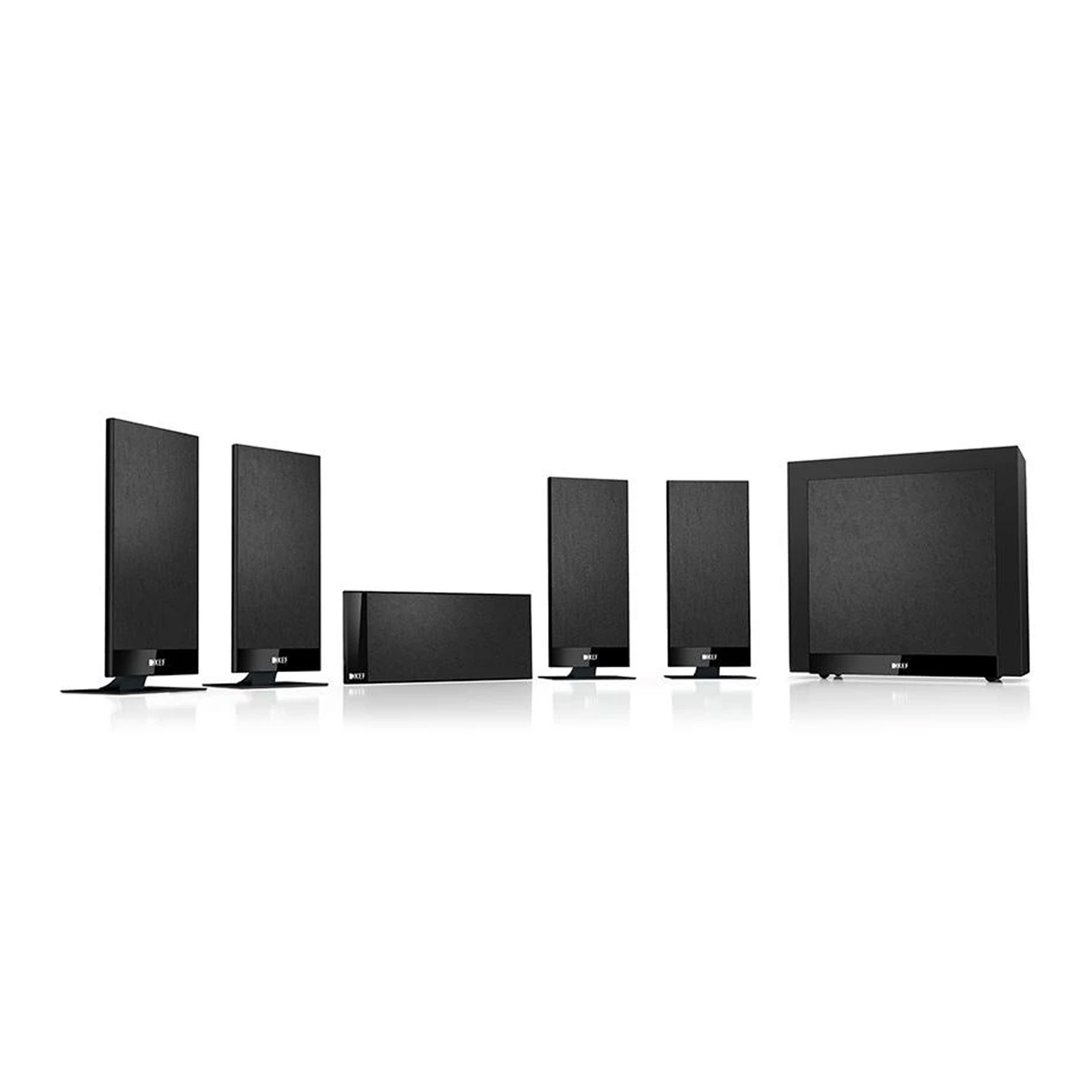 KEF T105 Schwarz hochglanz --- 1