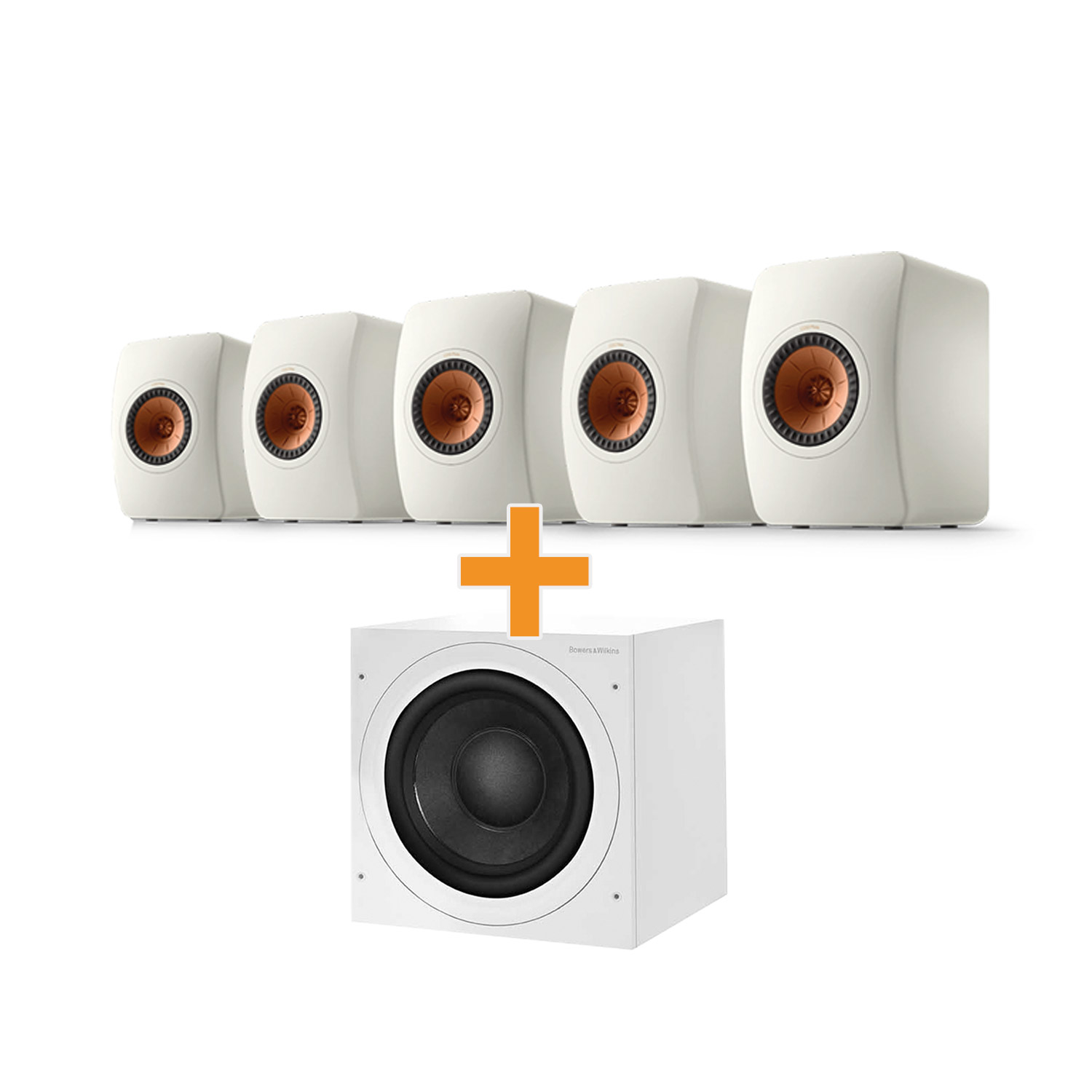 KEF 5.1 Heimkino Set Weiß --- 1