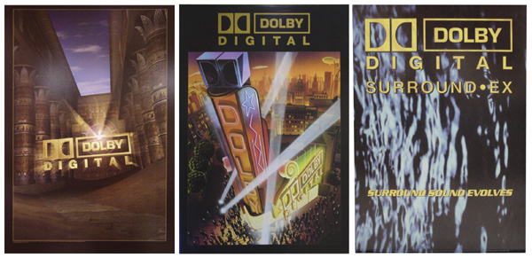 Dolby Digital Plakat 3er Set --- 1