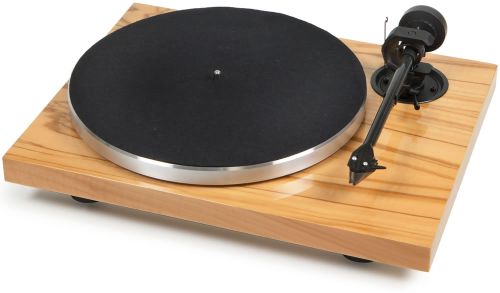 Pro-Ject 1-Xpression-Carbon-Classic + 2M Silver Olive hochglanz --- 1