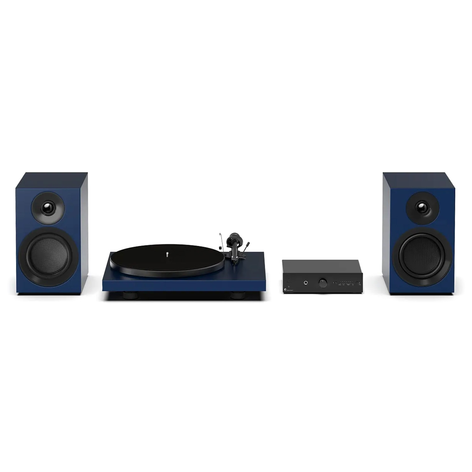 Pro-Ject Colourful Audio System E Stahlblau --- 1