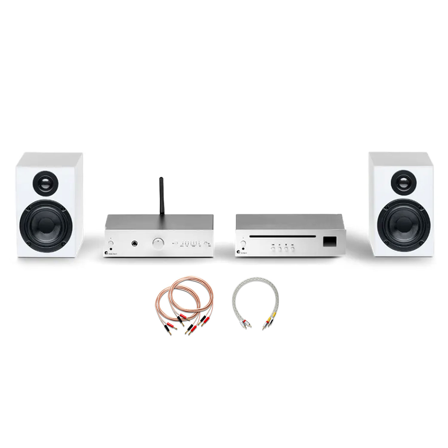 Pro-Ject Stereo Set E CD Silber-Weiß --- 1