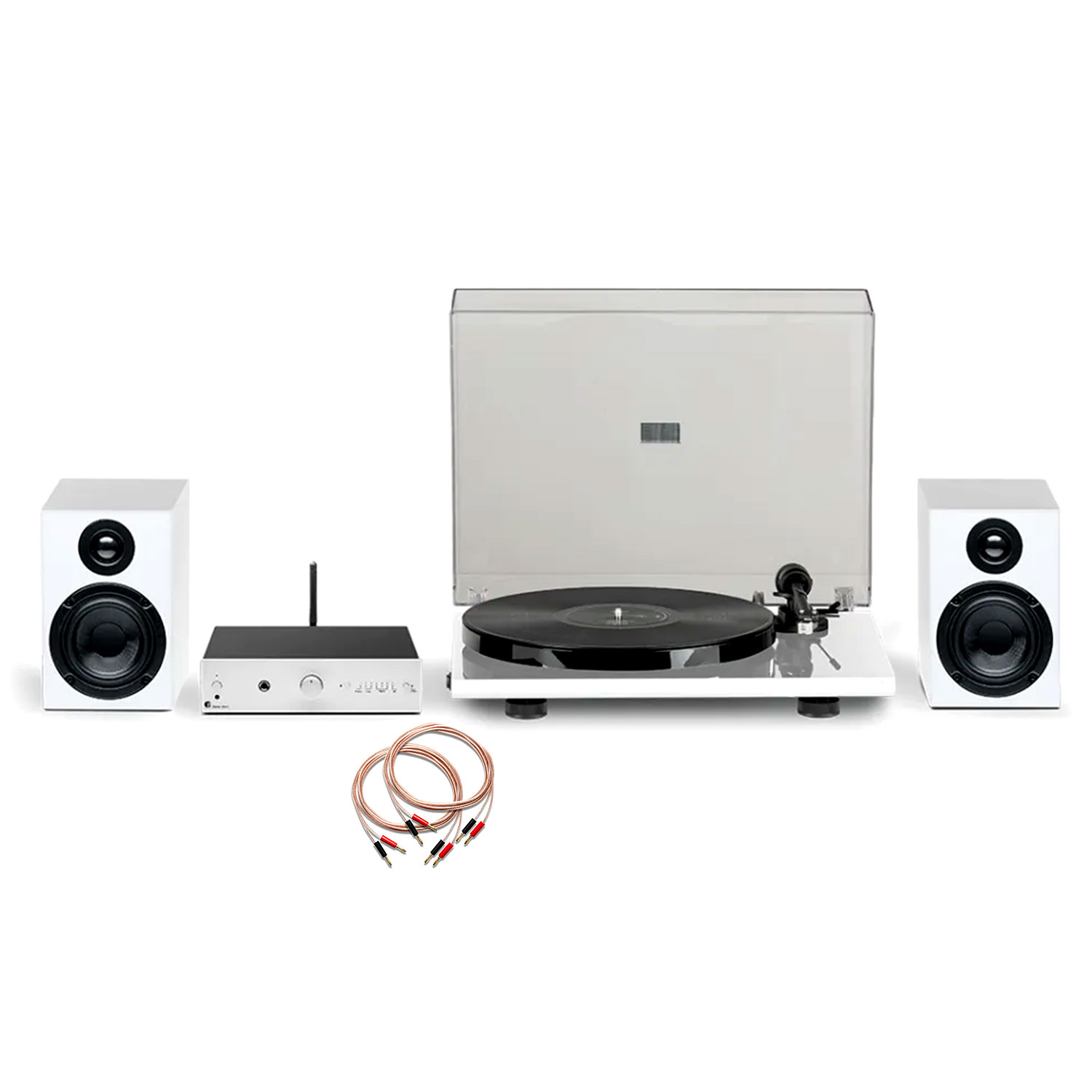 Pro-Ject Stereo Set E Phono Silber-Weiß --- 1