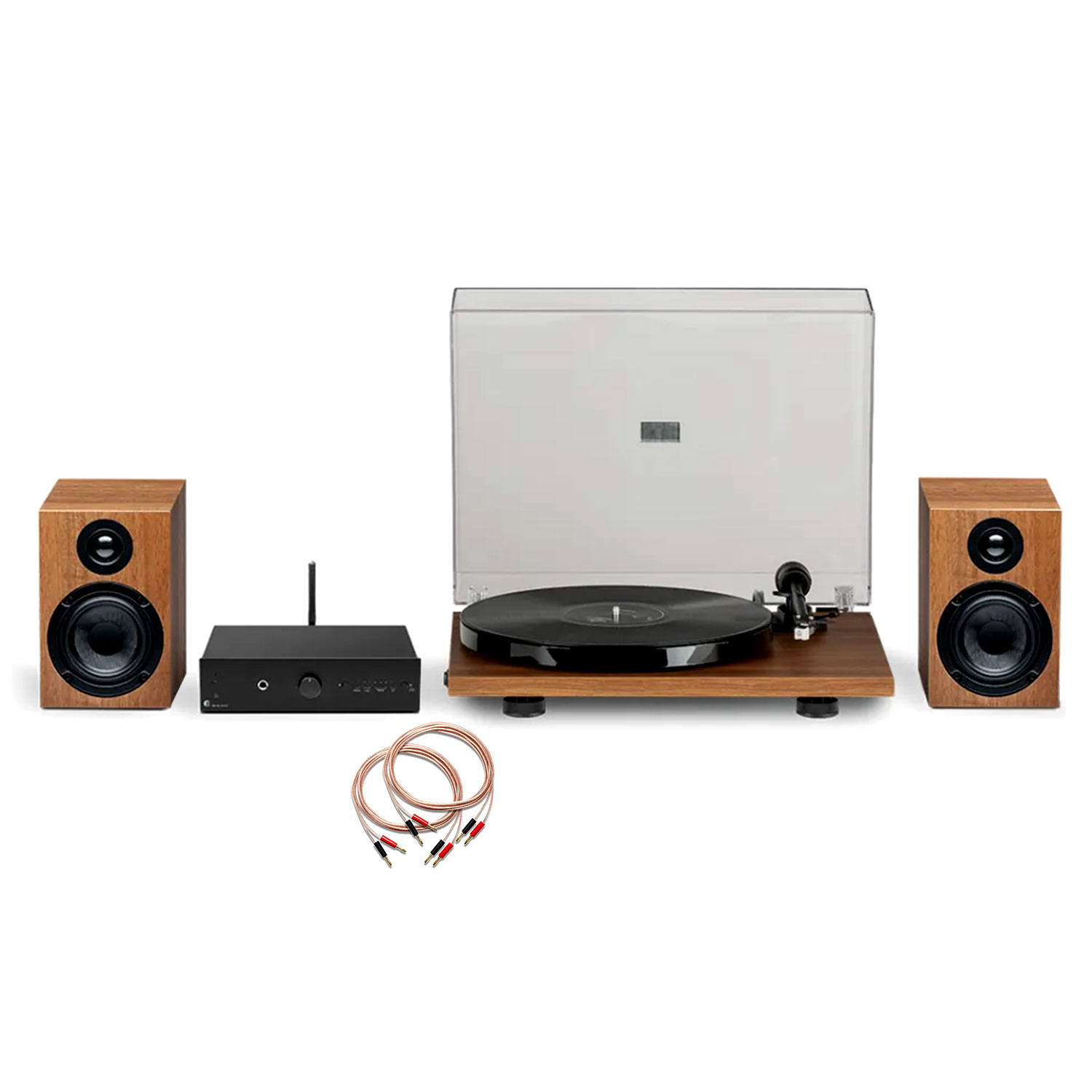 Pro-Ject Stereo Set E Phono Walnuss-Holz --- 1