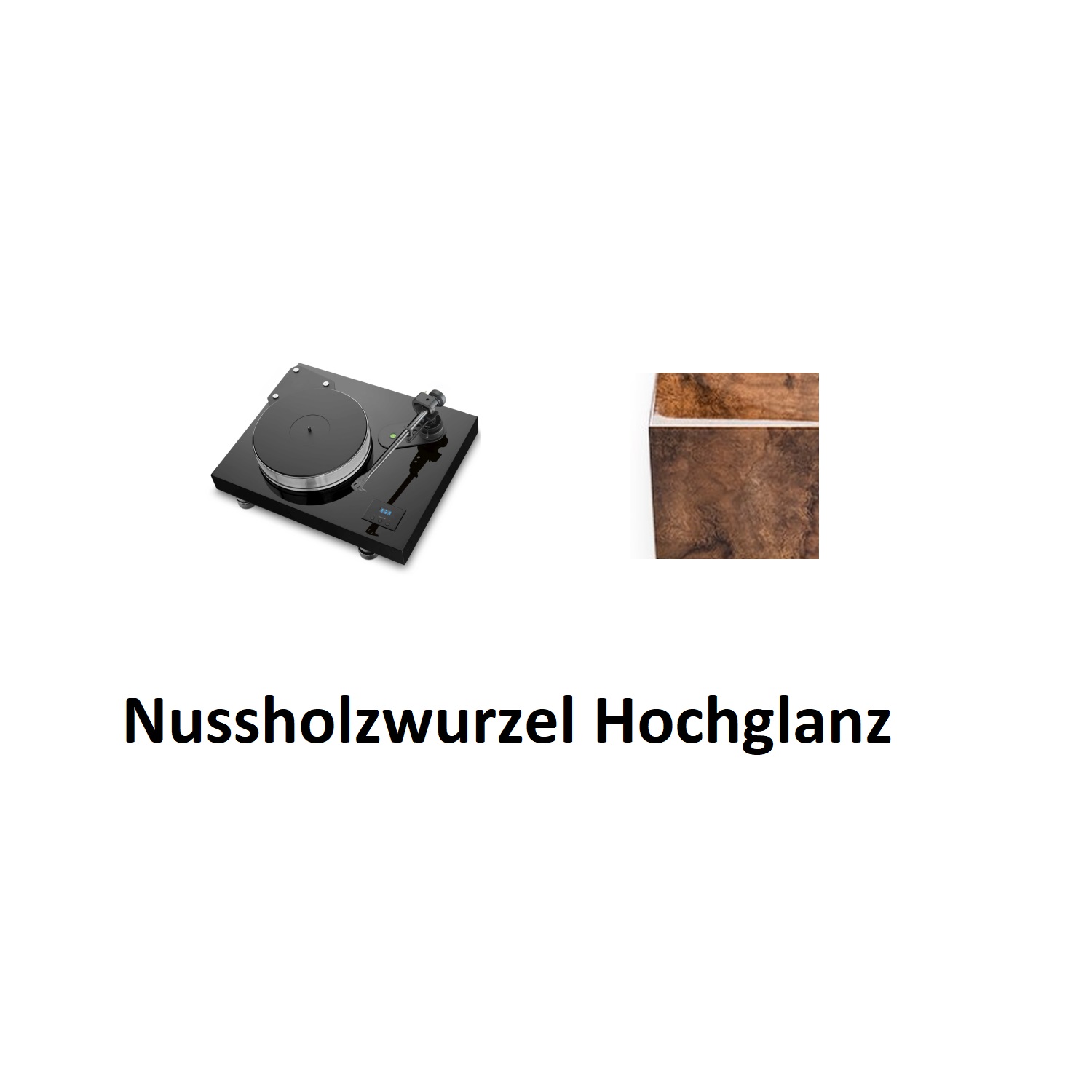 Pro-Ject Xtension 12 Evolution Nussholzwurzel hochglanz --- 1