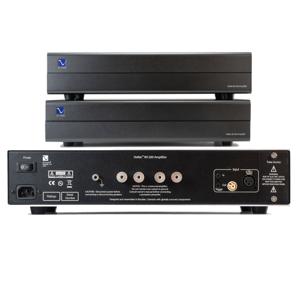 PS Audio Stellar M1200 Schwarz --- 1