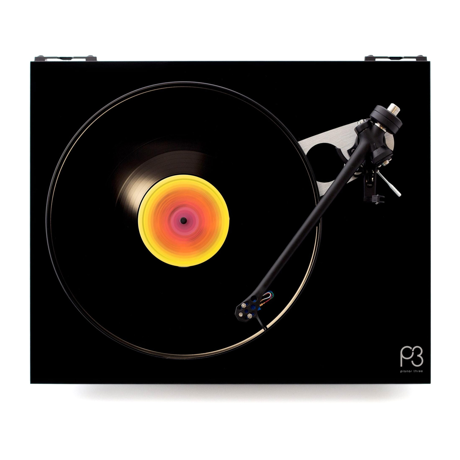 Rega Planar 3 + Excalibur Tonabnehmer (Black) und RB330 Tonarm Schwarz hochglanz --- 1