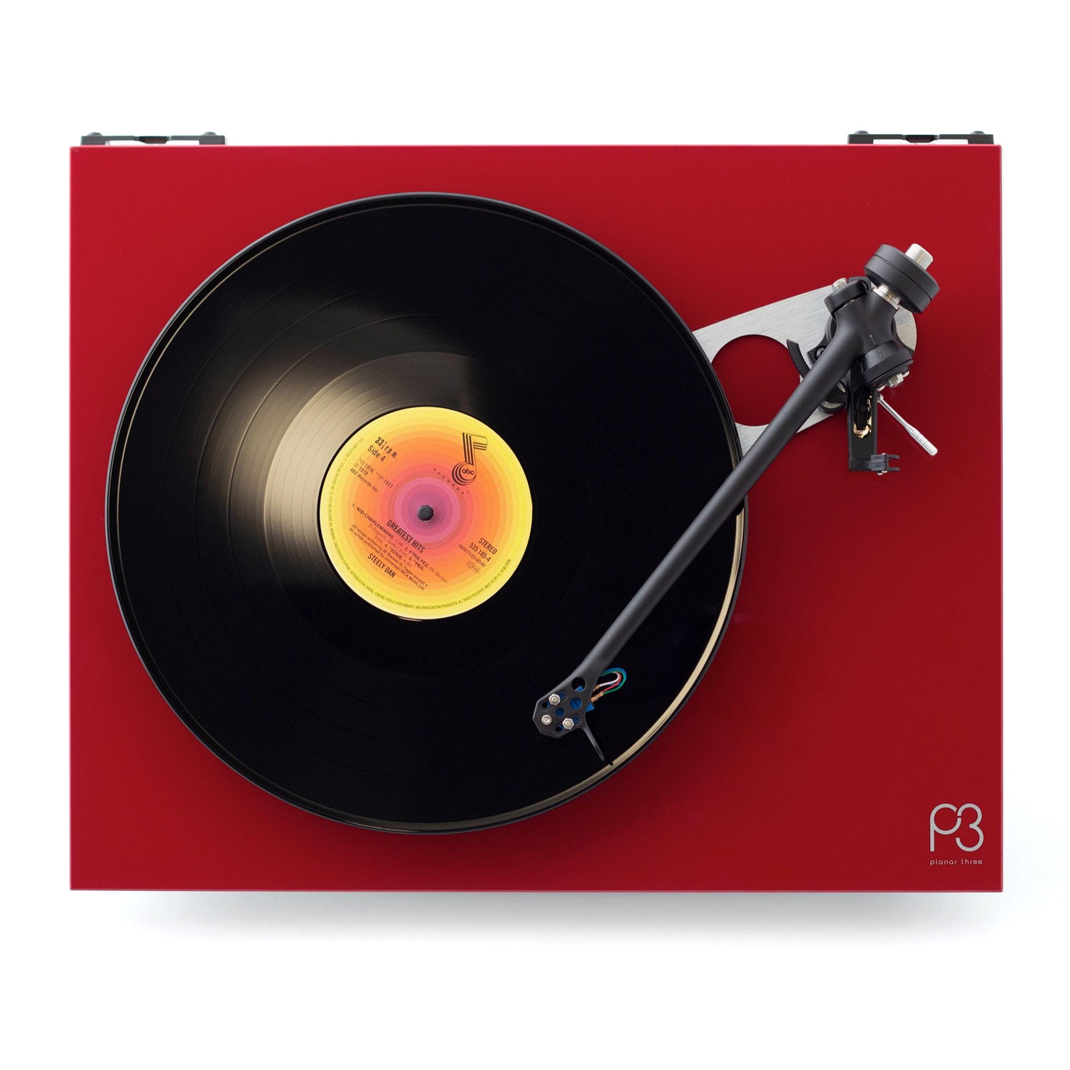 Rega Planar 3 + Nd 3 Tonabnehmer und RB330 Tonarm Rot --- 1