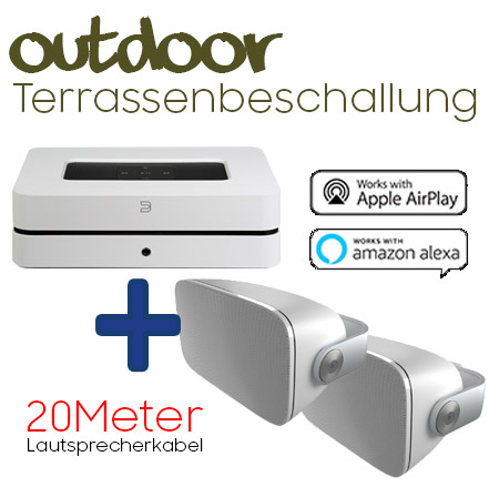 HeimkinoWelt Outdoor Terrassenbeschallung SET --- 1