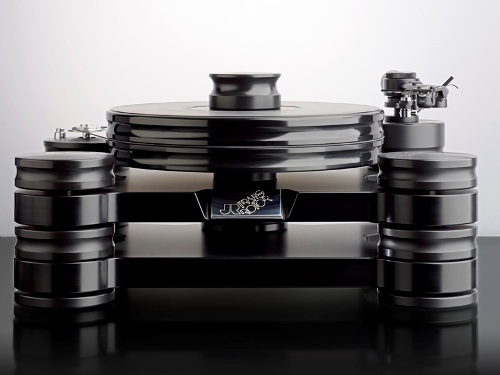 Transrotor Dark Star Reference mit Rega RB 880,  Uccello und Konstant EINS Schwarz --- 1